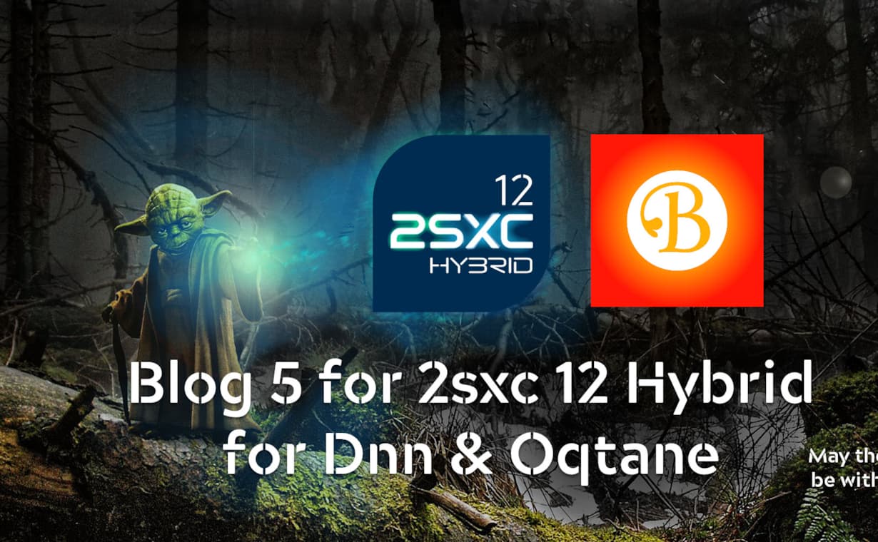 Blog 5.0 - Hybrid for Dnn & Oqtane